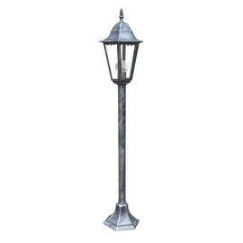 PALETTO FIRENZE NERO/ARGENTO 1XE27 IP44 104X21CM