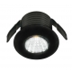 INCASSO LED SIRIO NERO 2W 100LM 4000K 3,5X2,6CM