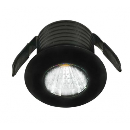 INCASSO LED SIRIO NERO 2W 100LM 4000K 3,5X2,6CM