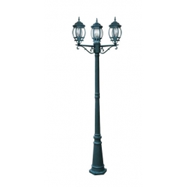 PALO SANTIAGO NERO/VERDE 3XE27 IP44 209X69CM