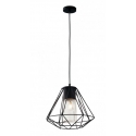 SOSPENSIONE MANDALA NERA 1XE27 IP44 29,5CM