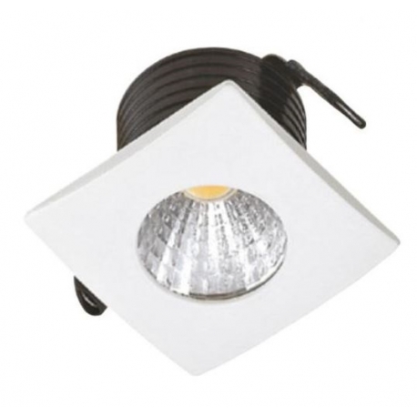 INCASSO LED SIRIO BIANCO 2W 100LM 4000K 3,5X3,5X2,