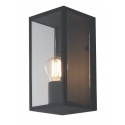 APPLIQUE MIRAGE ANTRACITE 1XE27 IP44 13X13X26CM