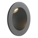 INCASSO LED ONYX NERO 2W 144LM 4000K IP54 9X4CM