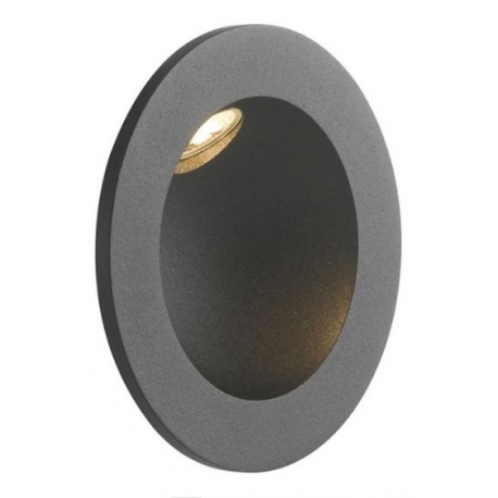 INCASSO LED ONYX NERO 2W 144LM 4000K IP54 9X4CM