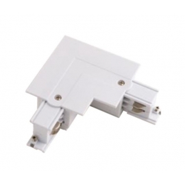 CONNESSIONE ANGOLARE DESTRA BIANCA PER BINARIO INC