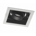INCASSO LED APOLLO ORIENTABILE BIANCO/NERO 10W 800