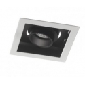 INCASSO LED APOLLO ORIENTABILE BIANCO/NERO 20W 160