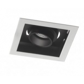 INCASSO LED APOLLO ORIENTABILE BIANCO/NERO 20W 160