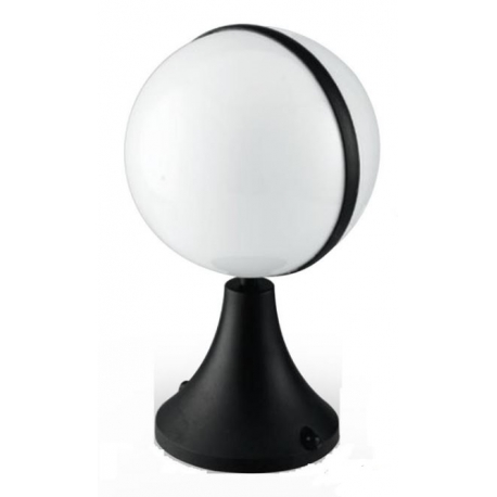 LUMETTO ORBIT NERO 1XE27 IP44 30X26CM
