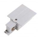 INNESTO SINISTRO BIANCO PER BINARIO INCASSO 9,8X5,
