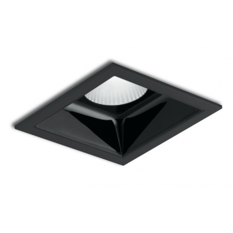 INCASSO LED LANDER NERO 15W 1725LM 4000K CRI90 8,6