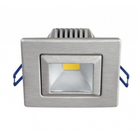 INCASSO LED POUND ORIENTABILE NIKEL 5W 320LM 3200K