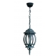 SOSPENSIONE SANTIAGO NERA/VERDE 1XE27 IP44 15,5CM