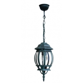 SOSPENSIONE SANTIAGO NERA/VERDE 1XE27 IP44 15,5CM
