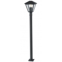 PALETTO PRISMA ANTRACITE 1XE27 IP44 100X16CM
