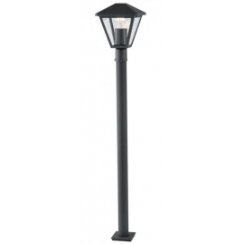 PALETTO PRISMA ANTRACITE 1XE27 IP44 100X16CM