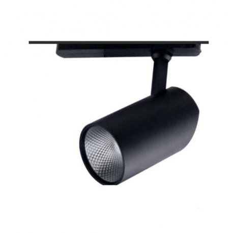 FARO BINARIO LED ACTION NERO 20W 2000LM 3000K 11X1