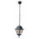 SOSPENSIONE PISA NERA/ORO 1XE27 IP44 18,5CM