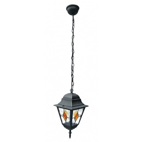 SOSPENSIONE PISA NERA/ORO 1XE27 IP44 18,5CM
