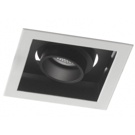 INCASSO LED APOLLO ORIENTABILE BIANCO/NERO 20W 160