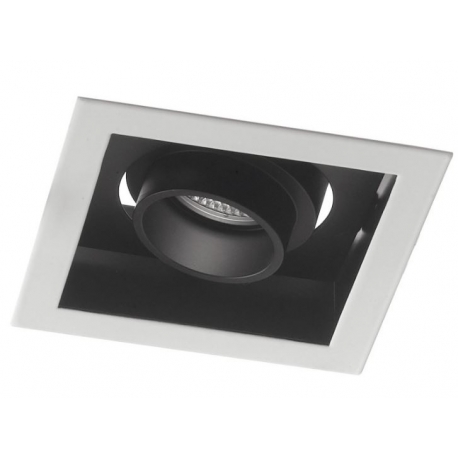 INCASSO LED APOLLO ORIENTABILE BIANCO/NERO 20W 160