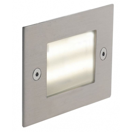 INCASSO LED BOLT NIKEL 3W 240LM 4000K IP54 7,1X7,1