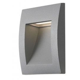 INCASSO LED LYKAN SILVER 3W 110LM 4000K IP54 14X14