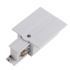INNESTO DESTRO BIANCO PER BINARIO INCASSO 9,8X5,6X