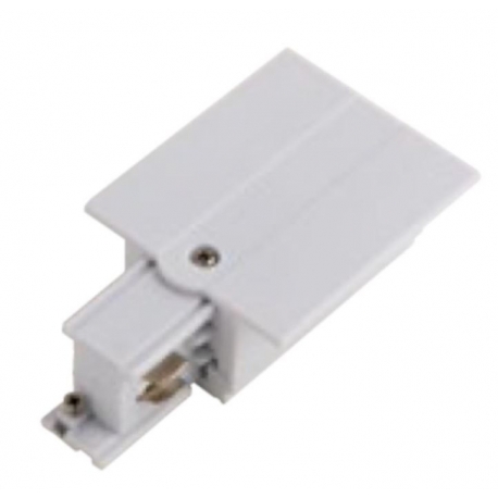 INNESTO DESTRO BIANCO PER BINARIO INCASSO 9,8X5,6X