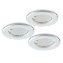 KIT 3PZ INCASSI LED MATRIX BIANCHI 3XGU10 6W 3X400