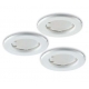 KIT 3PZ INCASSI LED MATRIX BIANCHI 3XGU10 6W 3X400