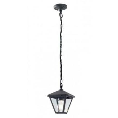 SOSPENSIONE PRISMA ANTRACITE 1XE27 IP44 16CM