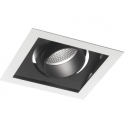 INCASSO LED APOLLO ORIENTABILE BIANCO/NERO 30W 240