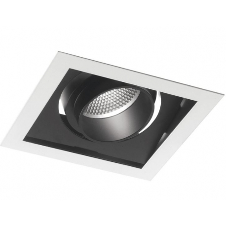 INCASSO LED APOLLO ORIENTABILE BIANCO/NERO 30W 240