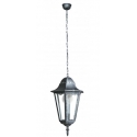 SOSPENSIONE FIRENZE NERA/ARGENTO 1XE27 IP44 21CM