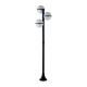 PALO ORBIT NERO 3XE27 IP44 190X70CM