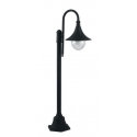 PALETTO PAVIA NERO 1XE27 IP44 130X51CM