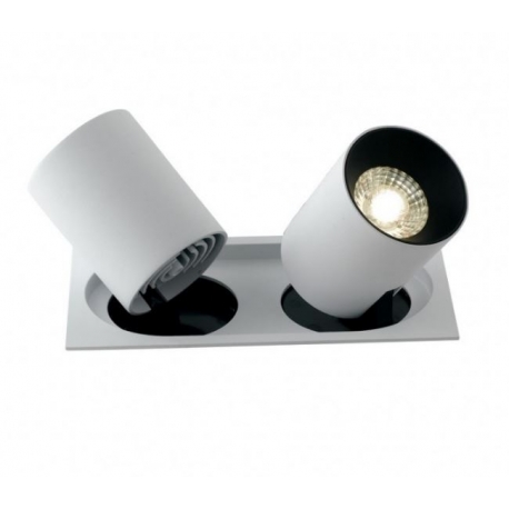 INCASSO LED OUTSIDER ORIENTABILE BIANCO 2X30W 4800