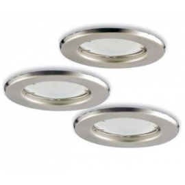 KIT 3PZ INCASSI LED MATRIX NIKEL 3XGU10 6W 3X400LM