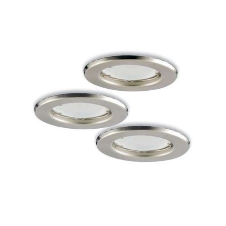 KIT 3PZ INCASSI LED MATRIX NIKEL 3XGU10 6W 3X400LM