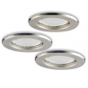 KIT 3PZ INCASSI LED MATRIX NIKEL 3XGU10 6W 3X400LM