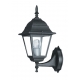 APPLIQUE UP ROMA NERA 1XE27 IP44 19,5X35X14,6CM