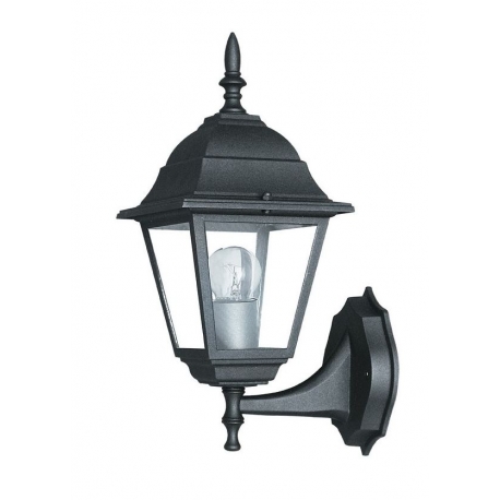 APPLIQUE UP ROMA NERA 1XE27 IP44 19,5X35X14,6CM