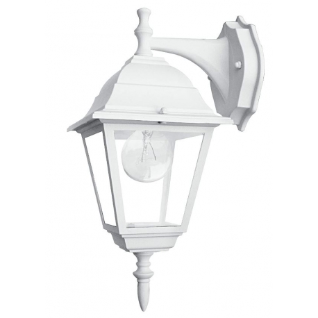 APPLIQUE DOWN ROMA BIANCO 1XE27 IP44 19,5X35X14,6C
