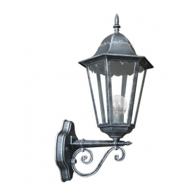 APPLIQUE UP FIRENZE NERO/ARGENTO 1XE27 IP44 28,6X5