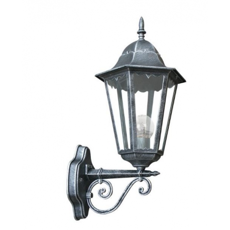 APPLIQUE UP FIRENZE NERO/ARGENTO 1XE27 IP44 28,6X5