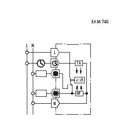 TEMPERATURE CONTROLLER 10A RAM 748 RA