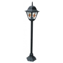 PALETTO PISA NERO/ORO 1XE27 IP44 109X21CM