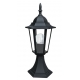 LUME MILANO NERO 1XE27 IP44 17X40,3CM